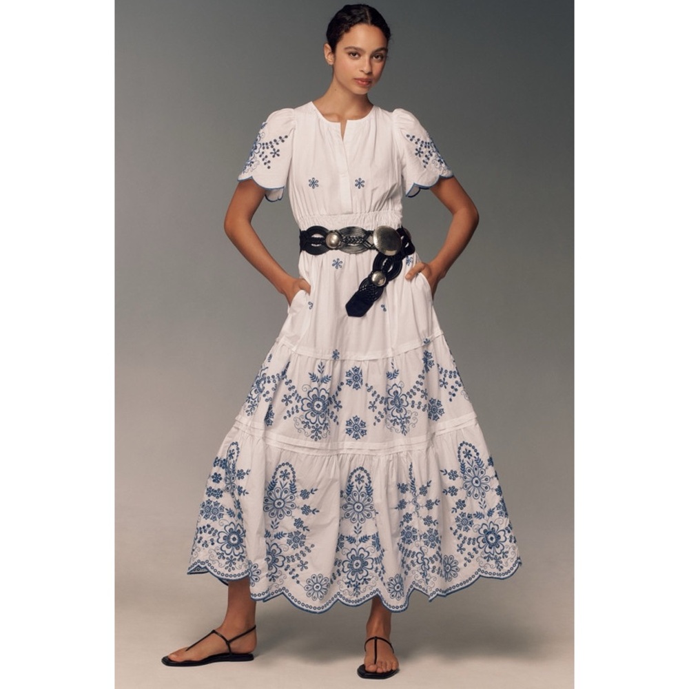 Somerset Maxi Dress Embroidered Edition